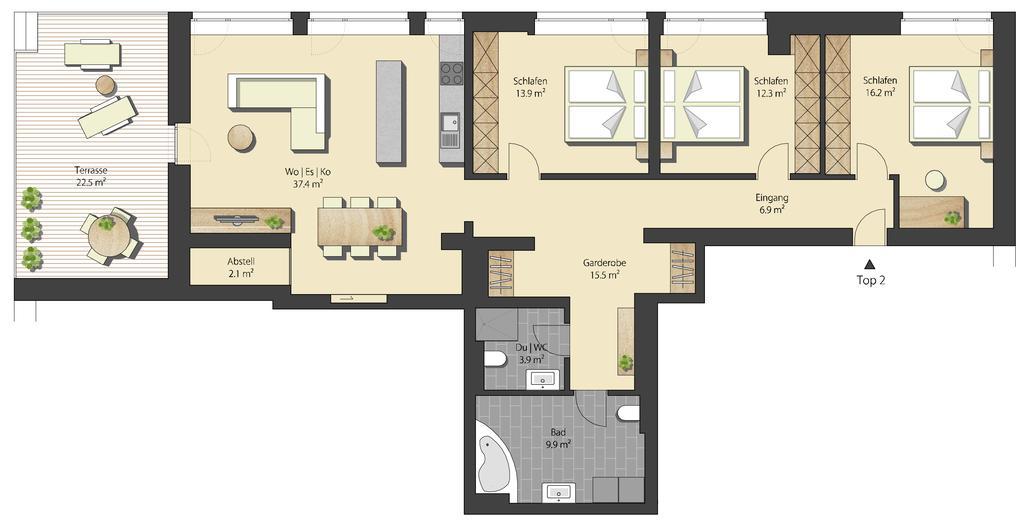 Chalet Zamang Schruns Exteriér fotografie